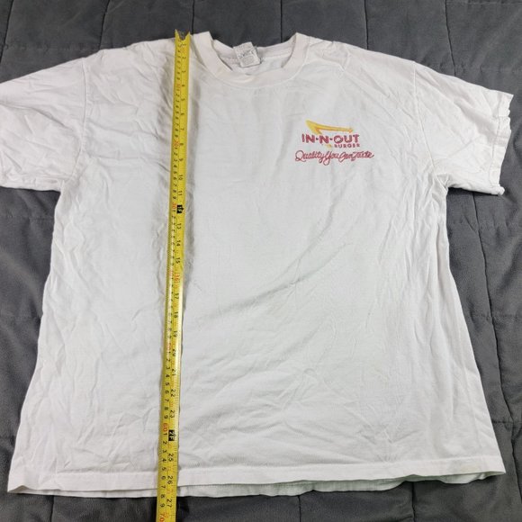 In N Out Quality You Can Taste Mens T-Shirt Size XL Hanes Beefy Short Sleeve - Picture 9 of 10